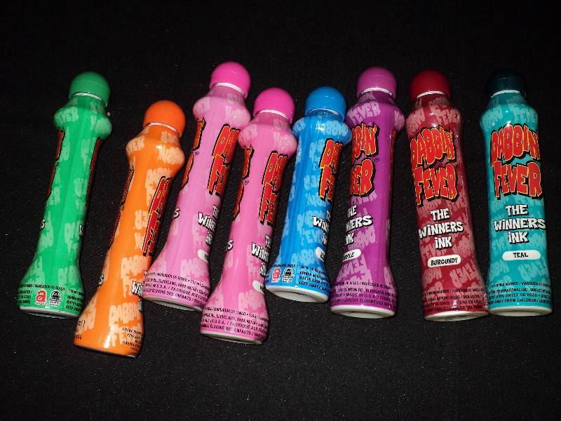 lot 4215 image: (8) ct. lot Bingo Daubers, assorted colors, used--all are 80% full or more