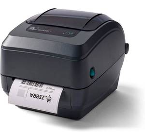 lot 40806 image: $$ ZEBRA GK420t Thermal Transfer Desktop Printer Print Width of 4 in USB Serial and Parallel Connectivity GK42-102510-000, Retail $307
