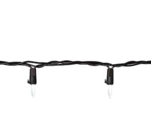 lot 40817 image: Hampton Bay 100-Light LED Smooth Mini Cool White Garden String Light