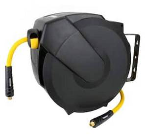 lot 40826 image: Husky 38 in X 50 ft. Enclosed Hybrid Air Hose Reel