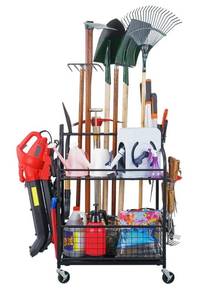 lot 40838 image: Garden tools storage Organizer Garden Tool Holders
