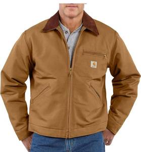 lot 40847 image: Carhartt Mens Duck Detroit Blanket Lined Canvas Jacket Size Medium