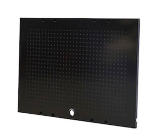 lot 40850 image: Husky 2-Pack Steel Pegboard Set in Black (36 in. W x 26 in. H) for Ready-to-Assemble Steel Garage Storage System