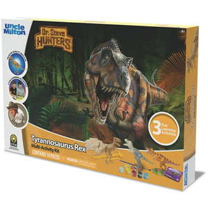 lot 57784 image: Dr. Steve Hunters - T. Rex Multi-Activity Dino Dig Kit - Dig - Build - Paint - Play - Uncle Milton Scientific Educational Toy