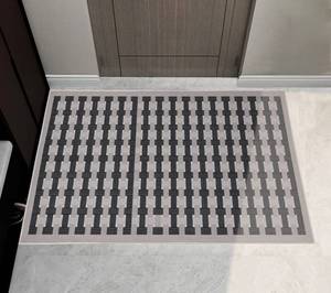 lot 57815 image: Lot of 2 - Wemina Entryway Rug 2x3 Modern Moroccan Non-Slip Area Rug Small Accent Geometric Throw Rugs Floor Mat for Door Mat Entryway Bedrooms Laundry Room Decor