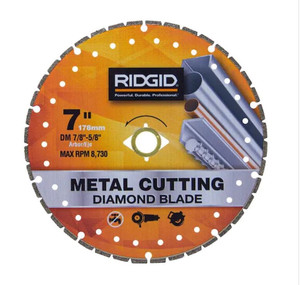 lot 69772 image: 7 in. Metal Cutting Diamond Blade