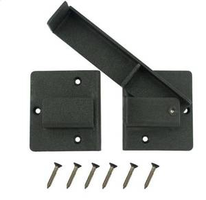 lot 69776 image: Everbilt Black Extra Heavy-Duty Gate Flip Latch