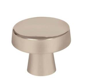 lot 69784 image: Amerock Blackrock 1-516 in (33 mm) Diameter Satin Nickel Round Cabinet Knob, Lot of 10