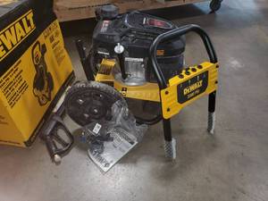 lot 73445 image: DEWALT 3300 PSI at 2.4 GPM Honda Cold Water Professional Gas Pressure Washer Motor Seems To Be Frozen, Missing Some AccessoriesAS IS