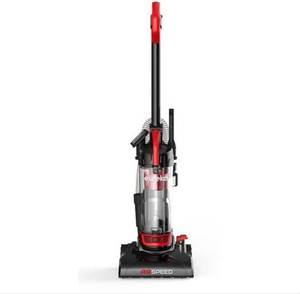 lot 69816 image: Eureka Air Speed Bagless Corded Washable Filter Multi-Surface Upright Vacuum in Red