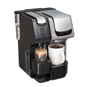 lot 9252 image: Hamilton Beach FlexBrew Universal Coffee Maker - BLACK