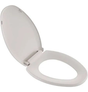 lot 9255 image: Mainstream Slow-Close Elongated Toilet Seat Retail $21