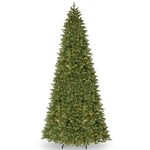 lot 10196 image: 7 12 Ft Pre-Lit Ridgewood Spruce Medium Artificial Christmas Tree - Clear Lights