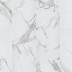 lot 10199 image: SmartCore Ultra Mandalay Marble 12-in x 24-in Waterproof Interlocking Luxury Flooring