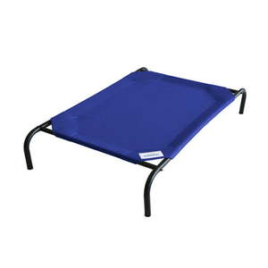 lot 10218 image: The Original Coolaroo Elevated Pet Dog Bed for Indoors & Outdoors Large Aquatic Blue