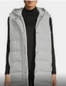 lot 11052 image: Swiss Tech Hooded Tunic Vest, Grey- XL