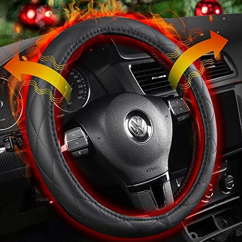 Heated Steering Wheel Cover - WARMITORY Luxury Steering Wheel