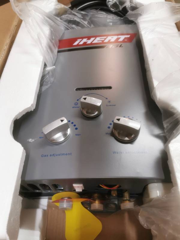 iHeat Tankless AGL 5 34 000 btu hr 5 Liter LPG Gas Portable Water