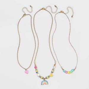 lot 55895 image: Girls 3pk Dream Necklace Set - Cat & Jack , Red