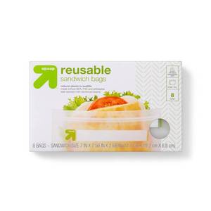 lot 55910 image: Reusable Bag - Sandwich - 8pk - up & up(Quantity 6)