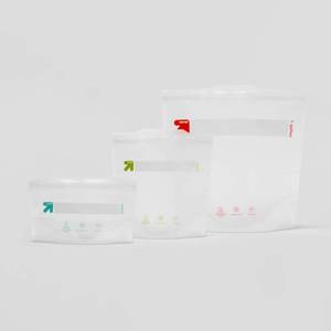 lot 55912 image: Reusable Food Storage Bags -15pc Variety Pack5ct Each - up & up(Quantity 3)