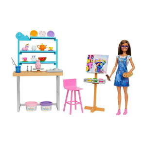 lot 55933 image: Barbie Relax & Create Art Studio Playset