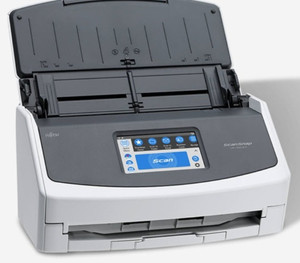 lot 24000 image: Fujitsu ScanSnap iX1600 Wireless or USB High-Speed Cloud Enabled Document, Photo & Receipt Scanner with Large Touchscreen and Auto Document Feeder for Mac or PC, White