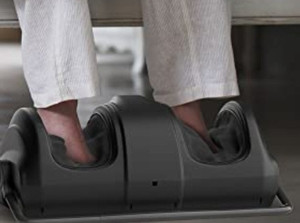 lot 24022 image: Shiatsu Foot Massager Machine with Heat & Vibration Foot and Calf Massager for Plantar Fasciitis and Neuropathy Pain, Deep Kneading, Increases Blood Flow Circulation WRemote Control (Black)