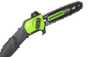lot 24024 image: Pro 80V Cordless 10 Brushless Pole Saw (Tool Only)