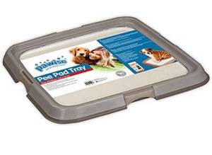 lot 24045 image: PAWISE Dog Training Pad Holder Tray, Indoor Puppy Potty Pee Pad Floor Tray, 24X24