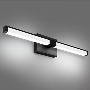 lot 24105 image: OKELI Bathroom Light Fixtures Chrome 180°Rotatable Dimmable LED Bathroom Vanity Light Modern Vanity Light Bar for Bathroom Stainless Steel 6000K Cool White 14W ETL Listed NO 5014735