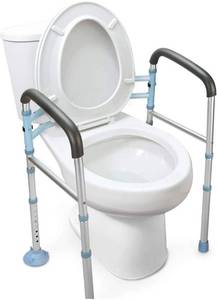 lot 24107 image: Oasis Space Toilet Safety Rail Model OS-28LBM-TR-12009-W
