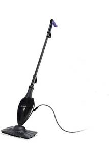 lot 24146 image: LIGHT ��N�� EASY Steam Mop for Floor Cleaning, Ultra-Lightweight, Child & Pet Safe, Deep Cleaning Floor Streamer for Hardwood, Tile, Laminate and Vinyl, 7618ANB, Black