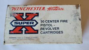 lot 1104 image: Winchester Super - X .357 Magnum 125 Grain Jacketed Hollow Point, Pistol Ammunition - X3576P - 50 Rounds