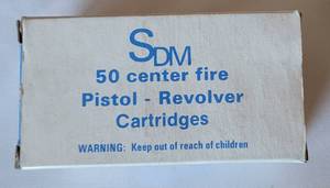 lot 1108 image: 357 Magnum 158 SWC Brass Cased SDM Ammunition - 50 Rounds