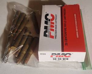 lot 1172 image: PMC 30-30 WIN 150 Grain FNSP - 3030A - 29 Cartridges