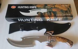 lot 1205 image: Hunting Knife Stainless Steel Blade with Pocket and Original Box - Art NO. HK20336