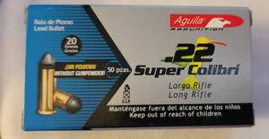 lot 2044 image: 3 Boxes of Aguila Super Colibri Subsonic Powderless .22LR LSP 20 Grain - 150 Rounds