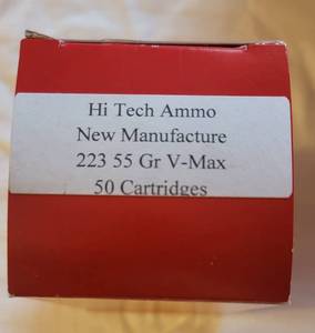 lot 2066 image: .223 55 Grain V-Max Ammo - 50 Rounds
