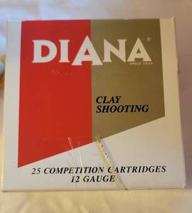 lot 2073 image: Diana Trap 28 12 Gauge Ammo 2 34 1oz #5 Shot Clay Shooting - 25 Rounds