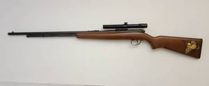 lot 1006 image: Remington Model 550-1 .22 SLLR B45 - Signed SW Land 79 and Bushnell 4x Custom .22 Scope 18mm