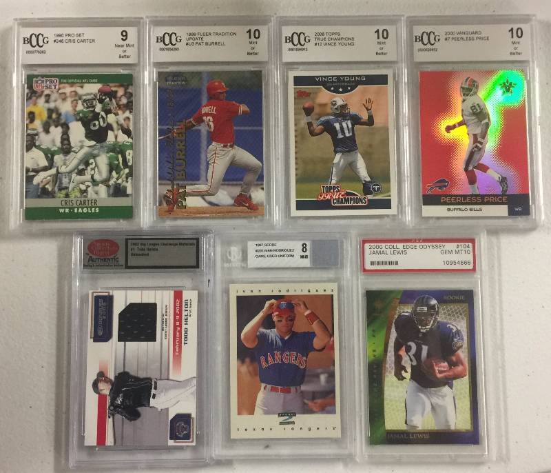 lot 1025 image: Huge Professionally Graded 9 Card Graded Lot