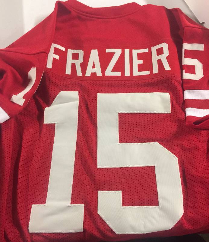 lot 1030 image: Full Sized Tommie Frazier Nebraska Cornhuskers #15 Custom Jersey