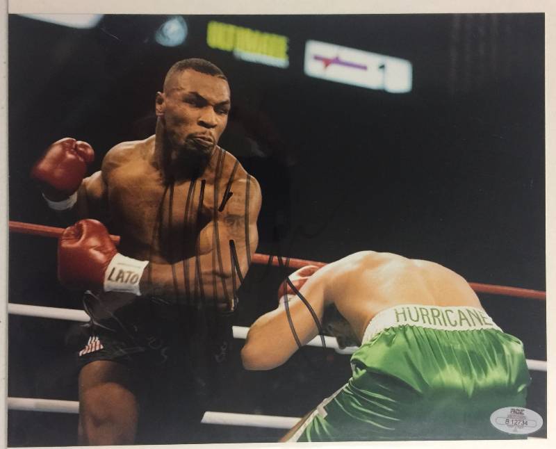 lot 1090 image: Mike Tyson Signed 8x10 Photo Autographed by Iron Mike with ACE Certificate