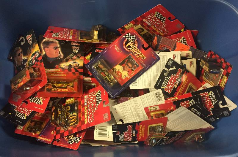 lot 1109 image: Massive Racing Champions & Winners Circle Die Cast Car NASCAR Lot New in Package (Almost 100 NIP)
