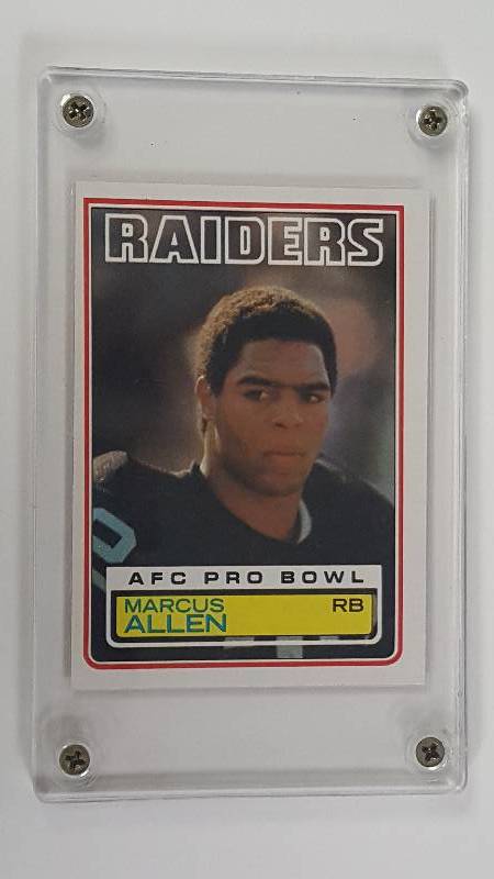 lot 1089A image: 1983 Topps Marcus Allen #294 Rookie Card Oakland Raiders HOF