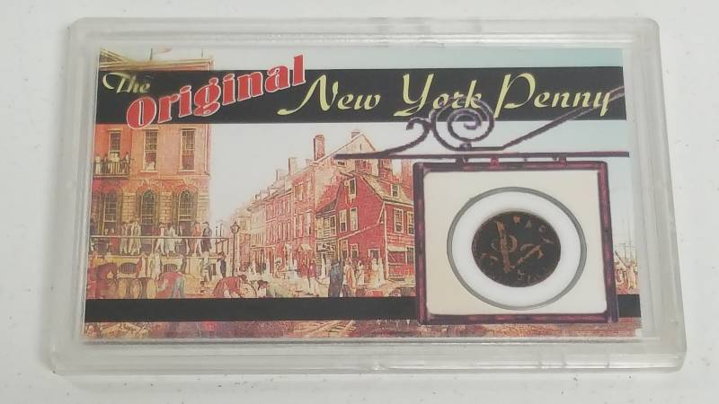 lot 1089X image: 1786 Original New York Penny Morgan Mint