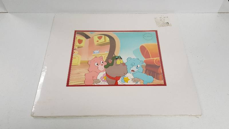 lot 1089XX image: Care Bears Original 1988 Limited Edition Production Cartoon Cel COA