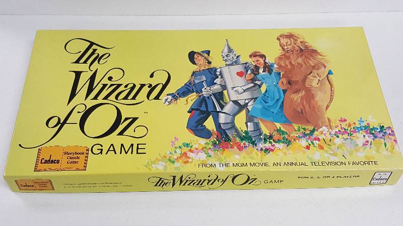 lot 1089W image: Wizard of Oz 1974 Original Board Game Complete with Original Box