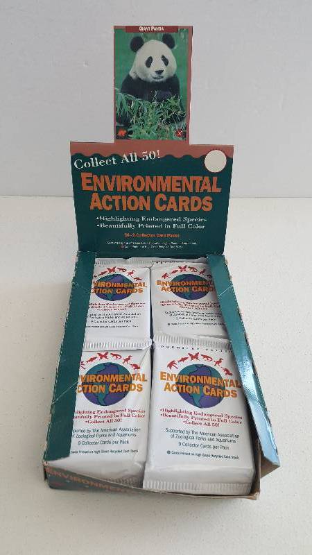 lot 1089Z image: Environmental Action Cards Unopened Wax Box 36 New Sealed Packs